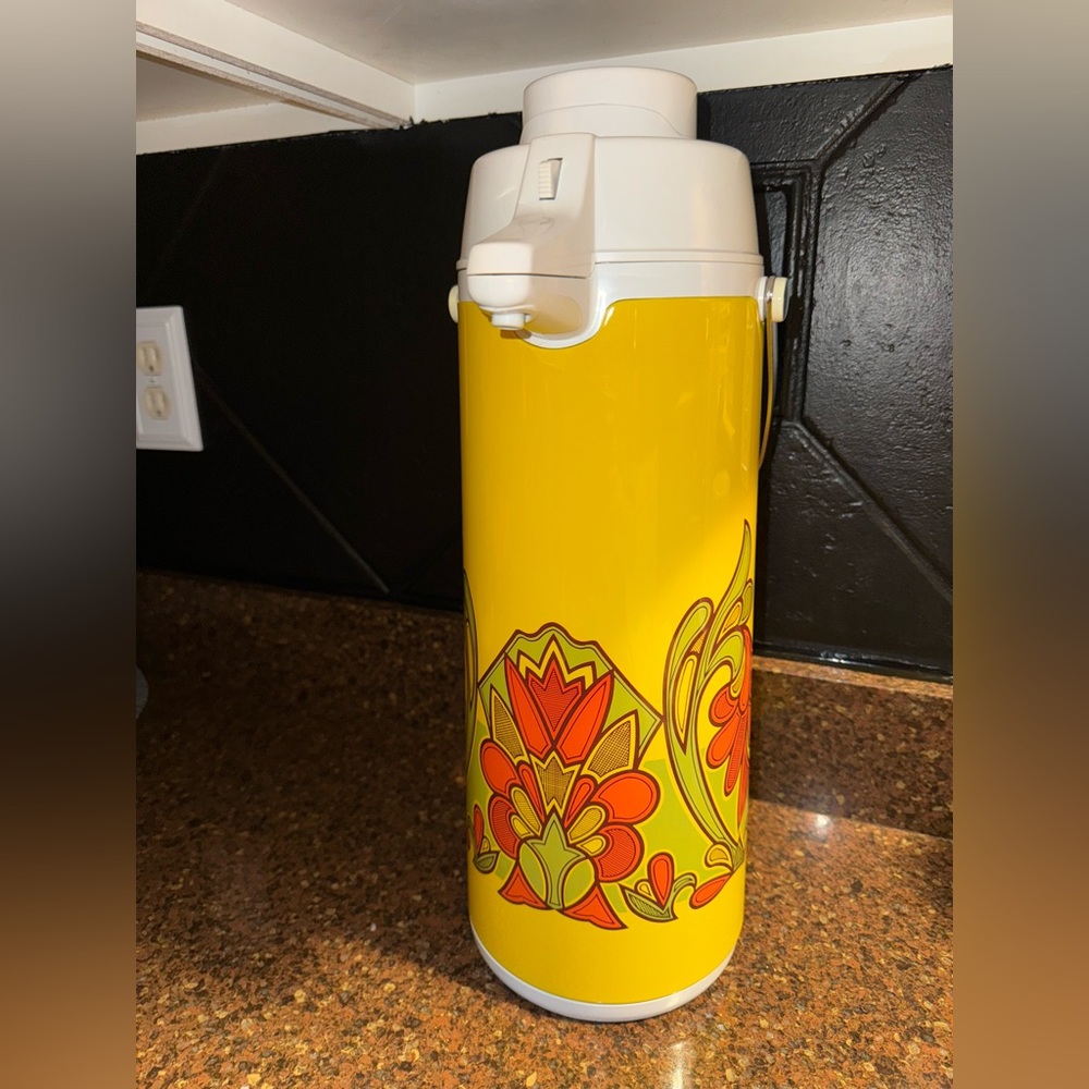 Vintage MCM Peacock Air Pot Coffee Beverage Dispenser